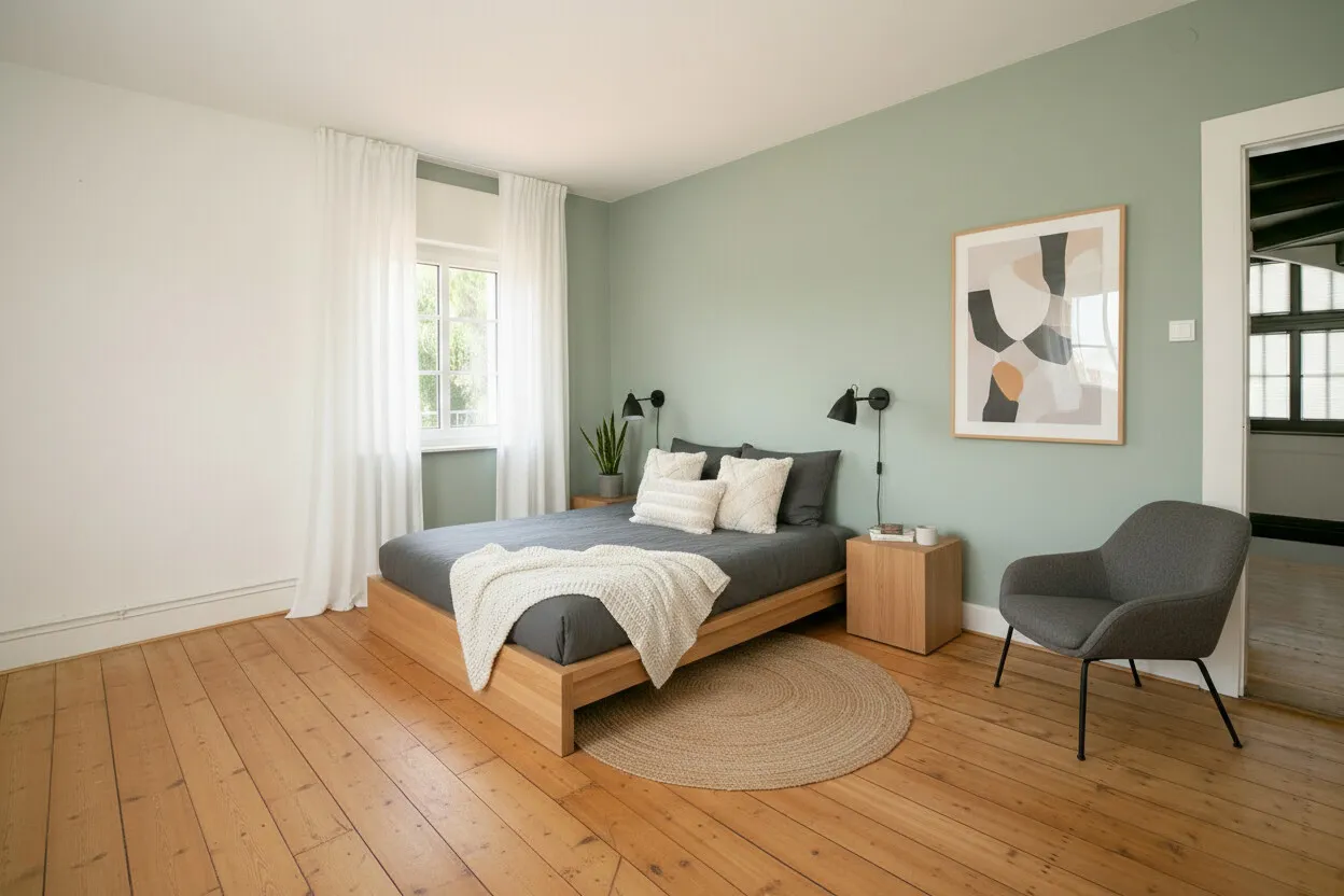 Schlafzimmer 1. OG visualisiert