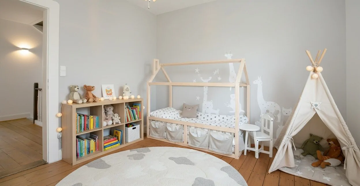 Kinderzimmer 2- 1. OG visualisiert