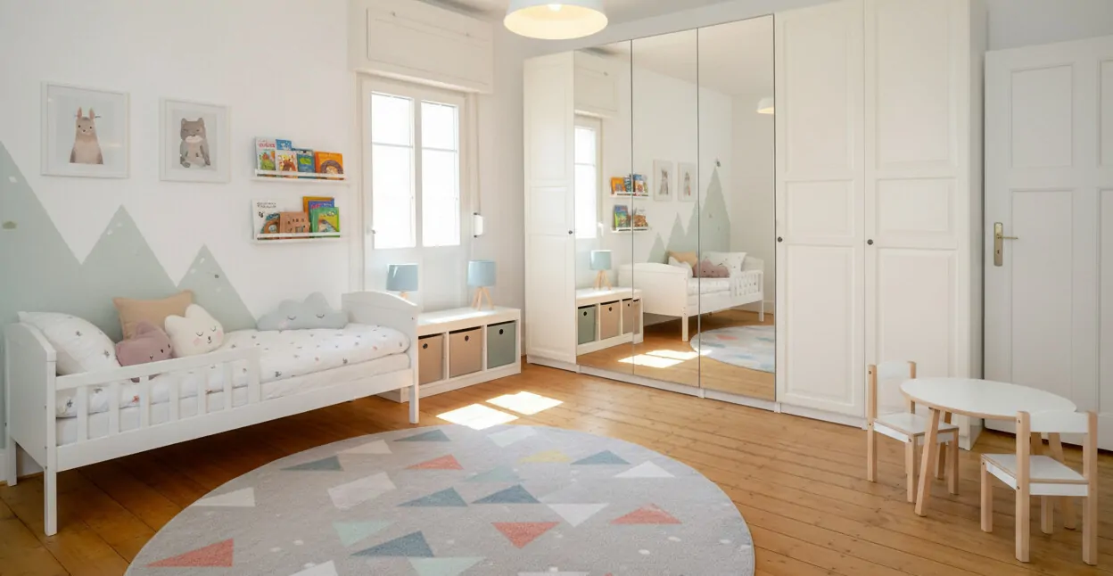 Kinderzimmer 1- 1. OG visualisiert