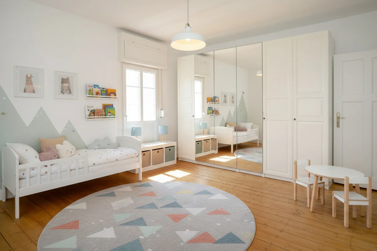 Kinderzimmer 1- 1. OG visualisiert