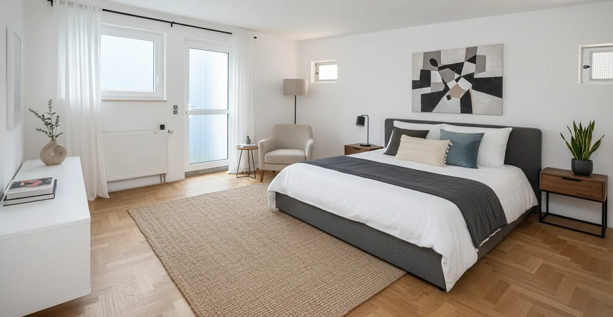 Keller-/ Gästezimmer visualisiert