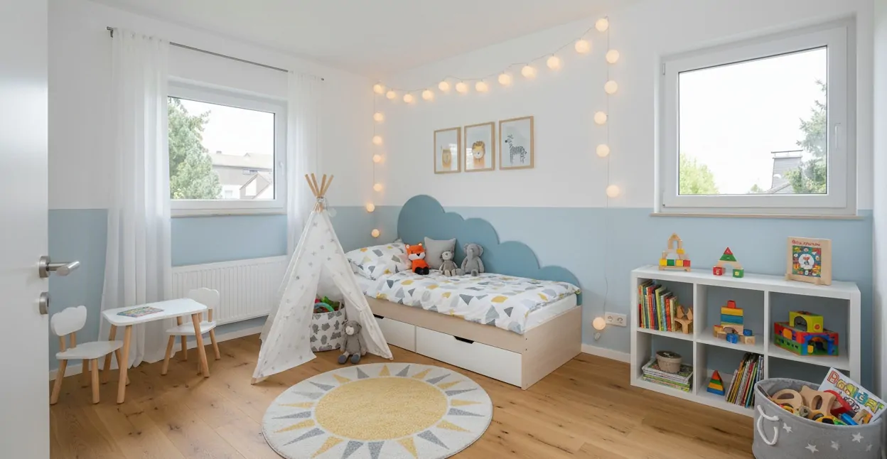 Kinderzimmer 1-1. OG -visualisiert