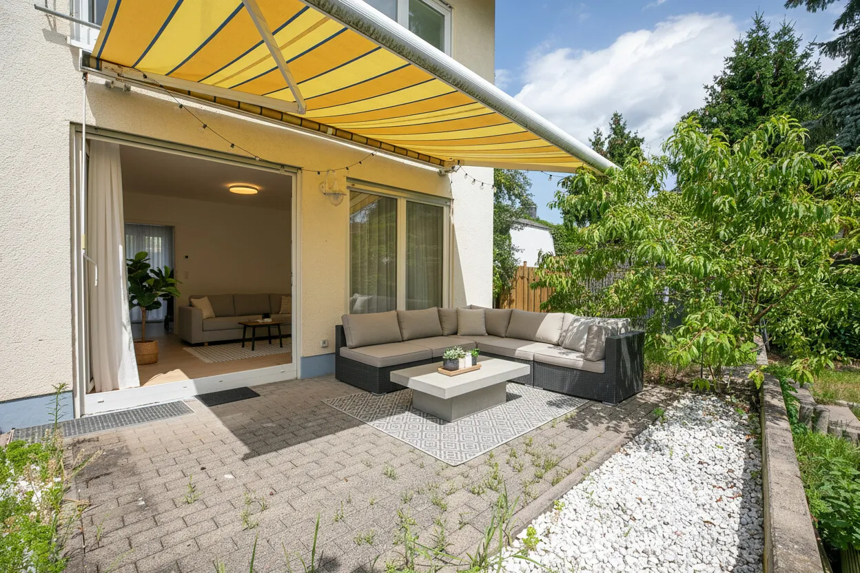 Terrasse -visualisiert