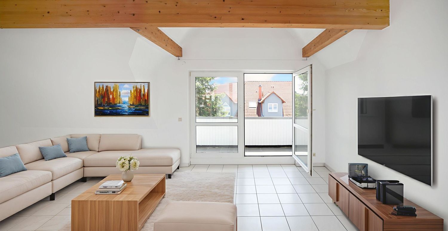 Wohnzimmer visualisiert