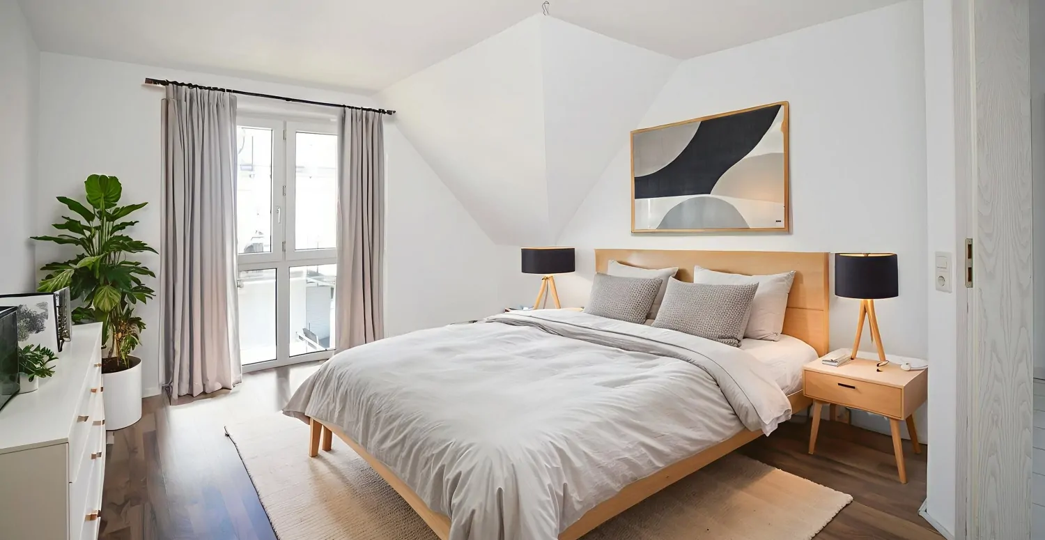 Schlafzimmer visualisiert