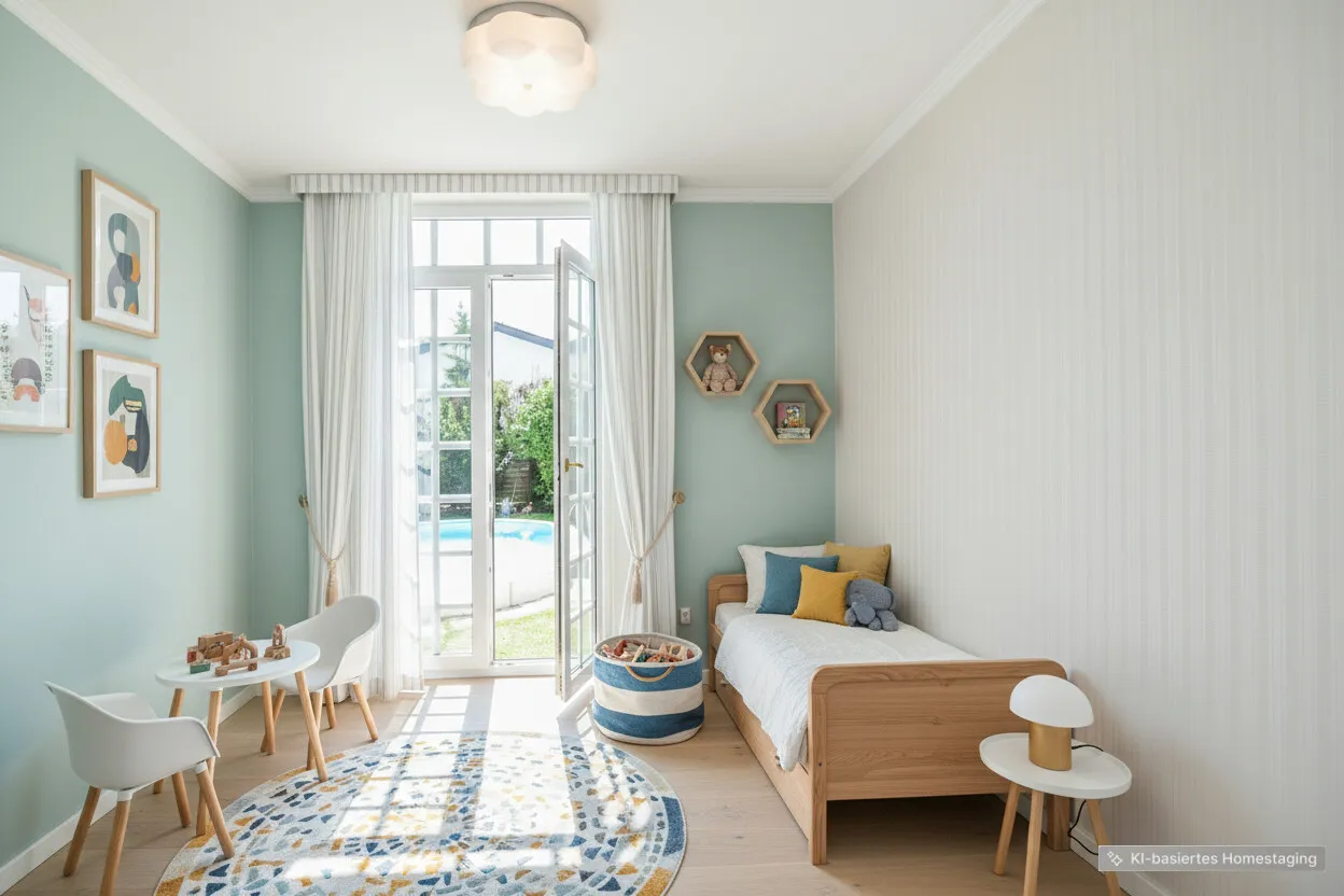 Kinderzimmer-Visualisiert