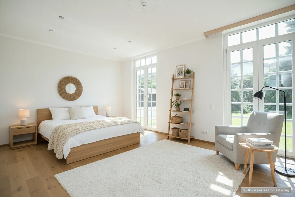 Schlafzimmer-Visualisiert