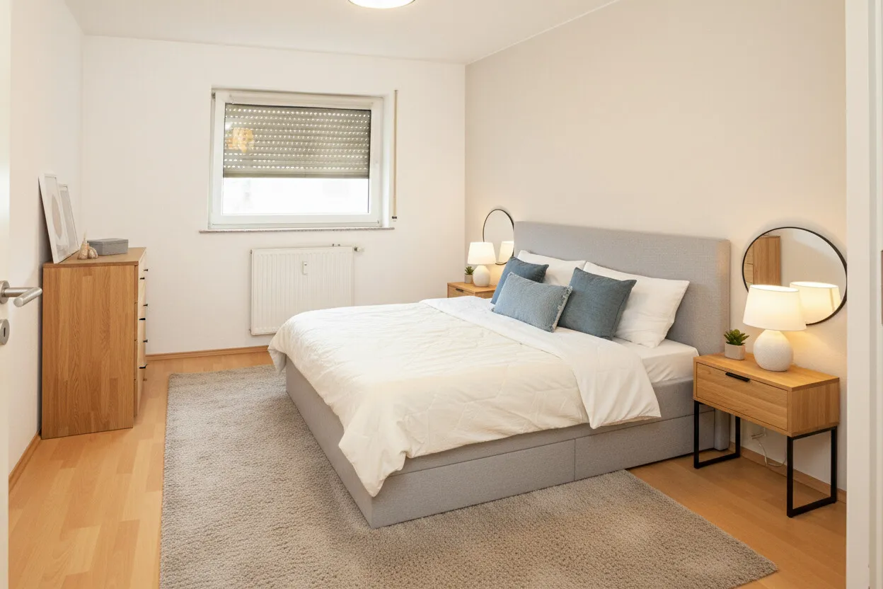 Schlafzimmer visualisiert