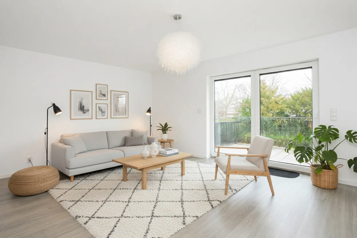 Wohnzimmer visualisiert