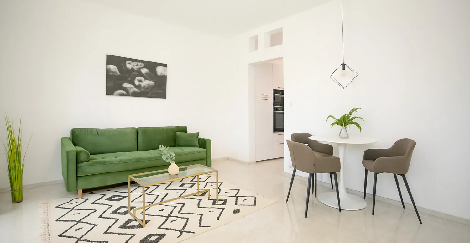 Wohn- und Esszimmer visualisiert