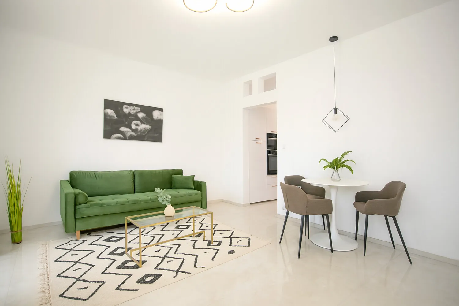 Wohn- und Esszimmer visualisiert