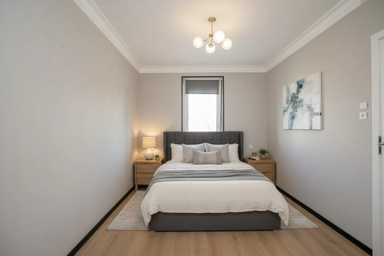 Schlafzimmer visualisiert