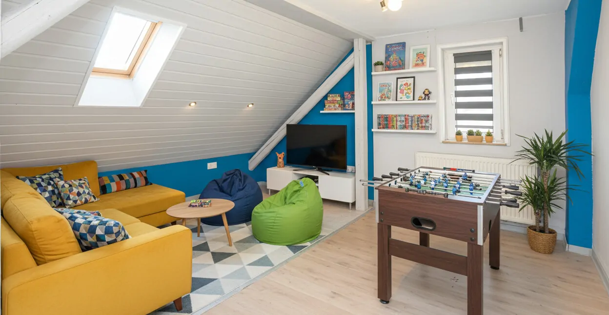 Dachgeschoss visualisiert