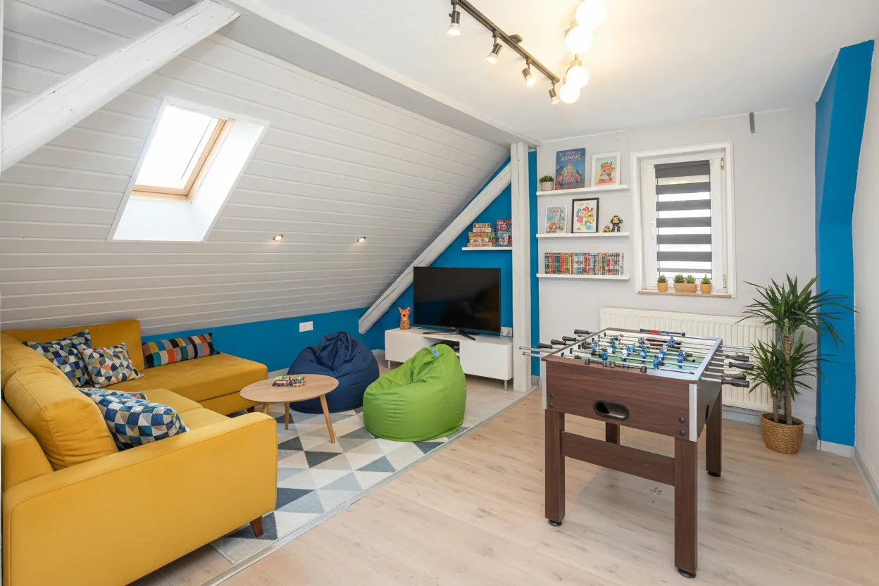 Dachgeschoss visualisiert