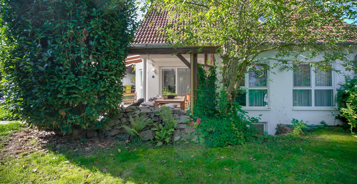 Blick auf die Terrasse