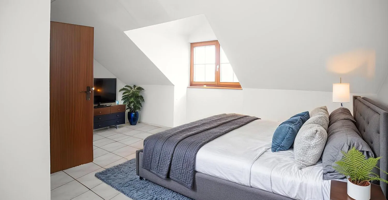 Zimmer 2 Dachgeschoss -Visualisiert- Gästezimmer