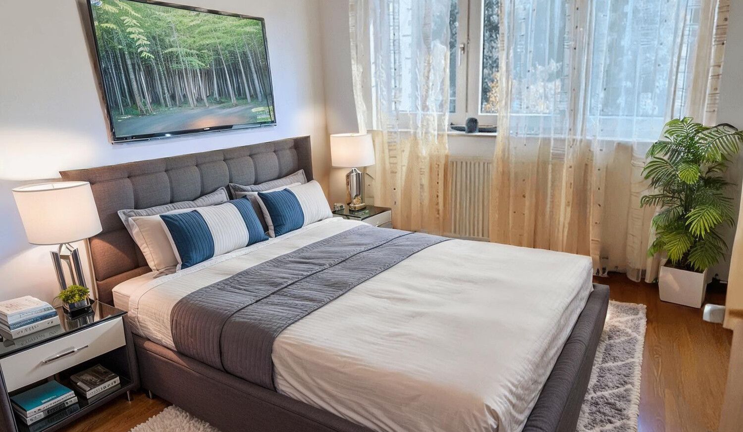 Schlafzimmer-Visualisiert