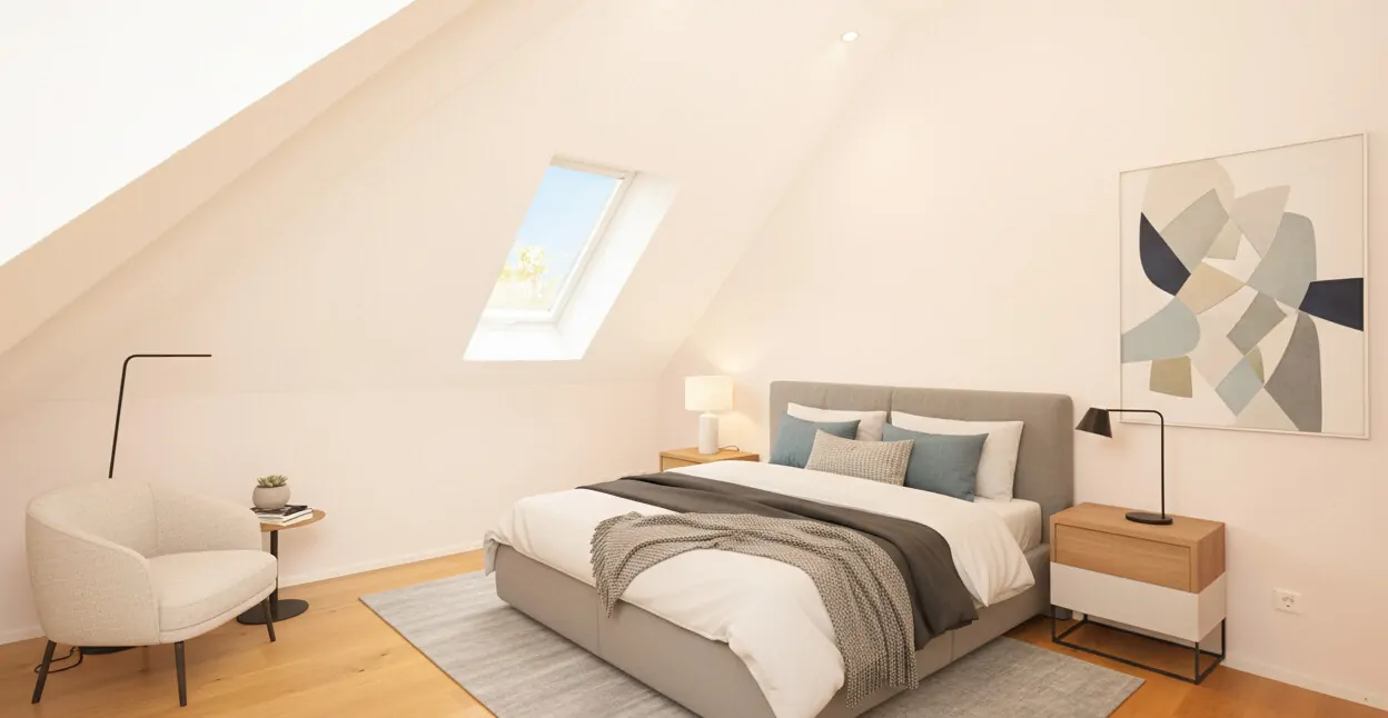 Schlafzimmer -visualisiert