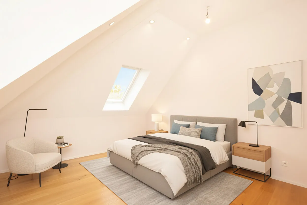 Schlafzimmer -visualisiert