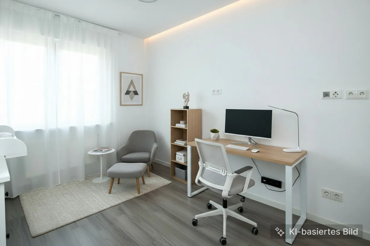 Arbeitszimmer-visualisiert