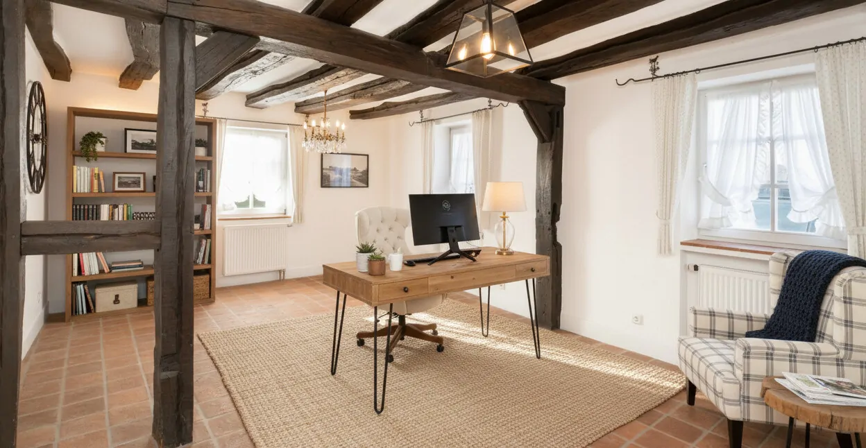 Arbeitszimmer- visualisiert