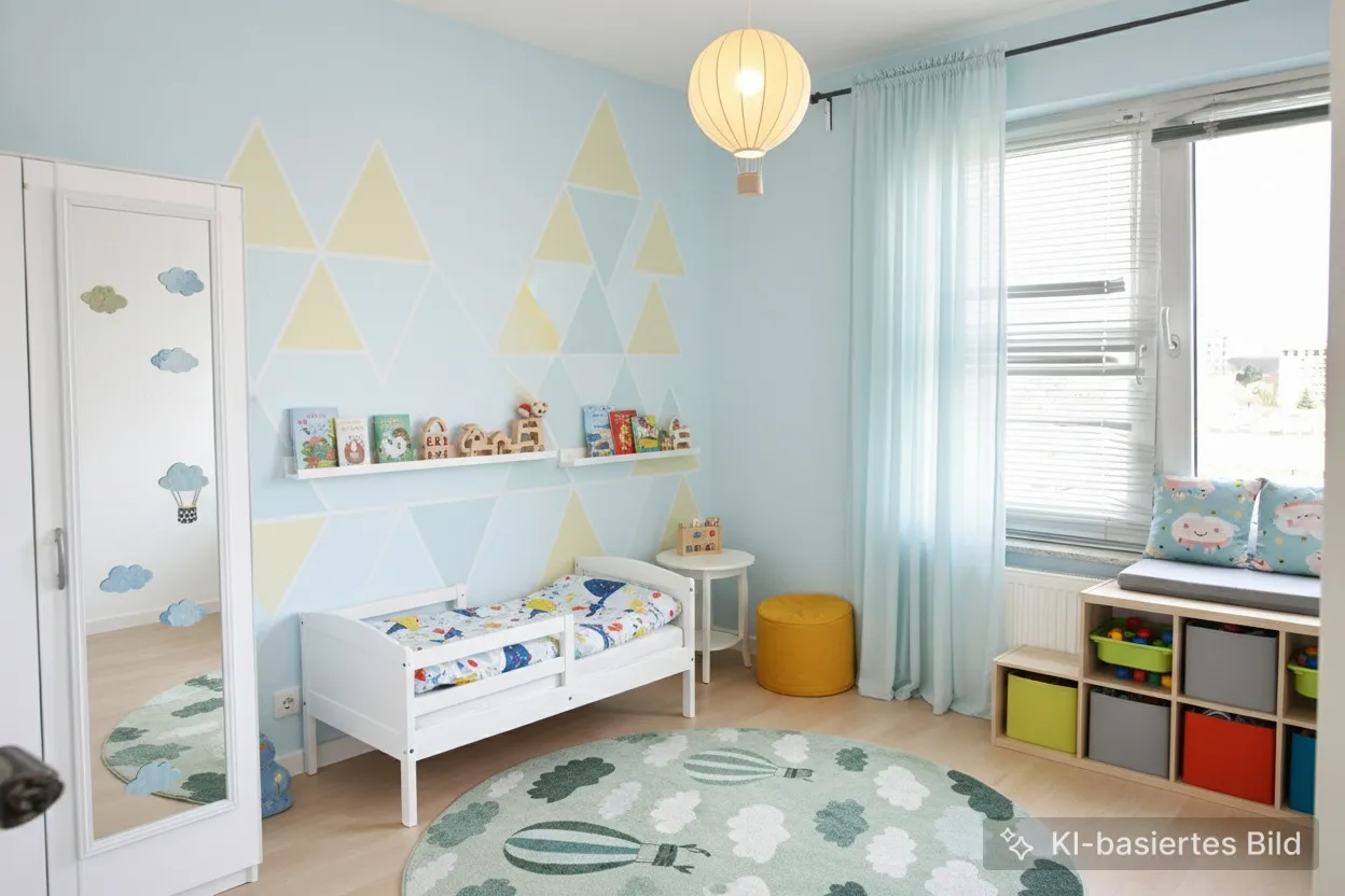 Kinderzimmer visualisiert