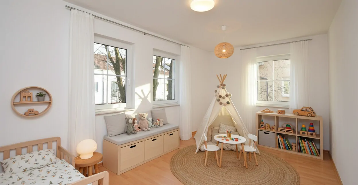 Kinderzimmer 1. OG visualisiert