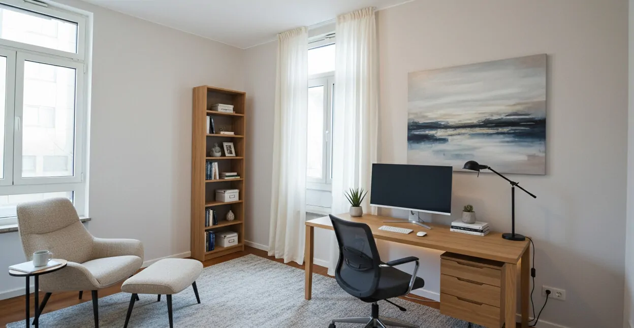 Arbeits-/ Kinderzimmer visualisiert