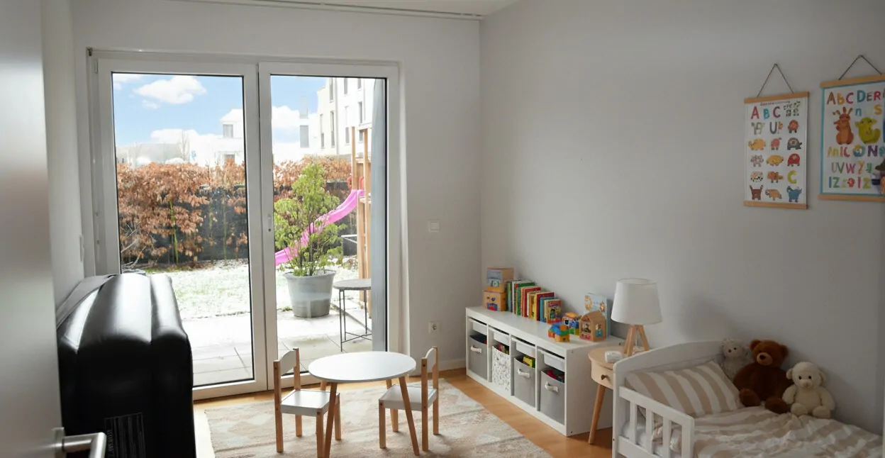 Kinder-/Arbeitszimmer visualisiert