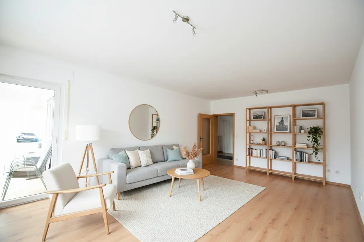 Wohnzimmer visualisiert