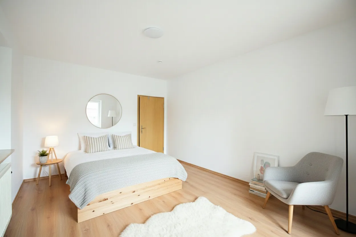 Schlafzimmer visualisiert