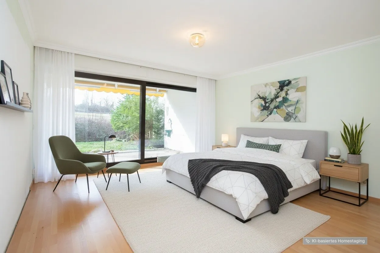 Schlafzimmer visualisiert