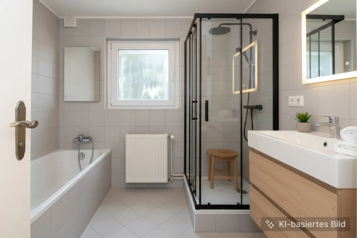 Badezimmer- visualisiert