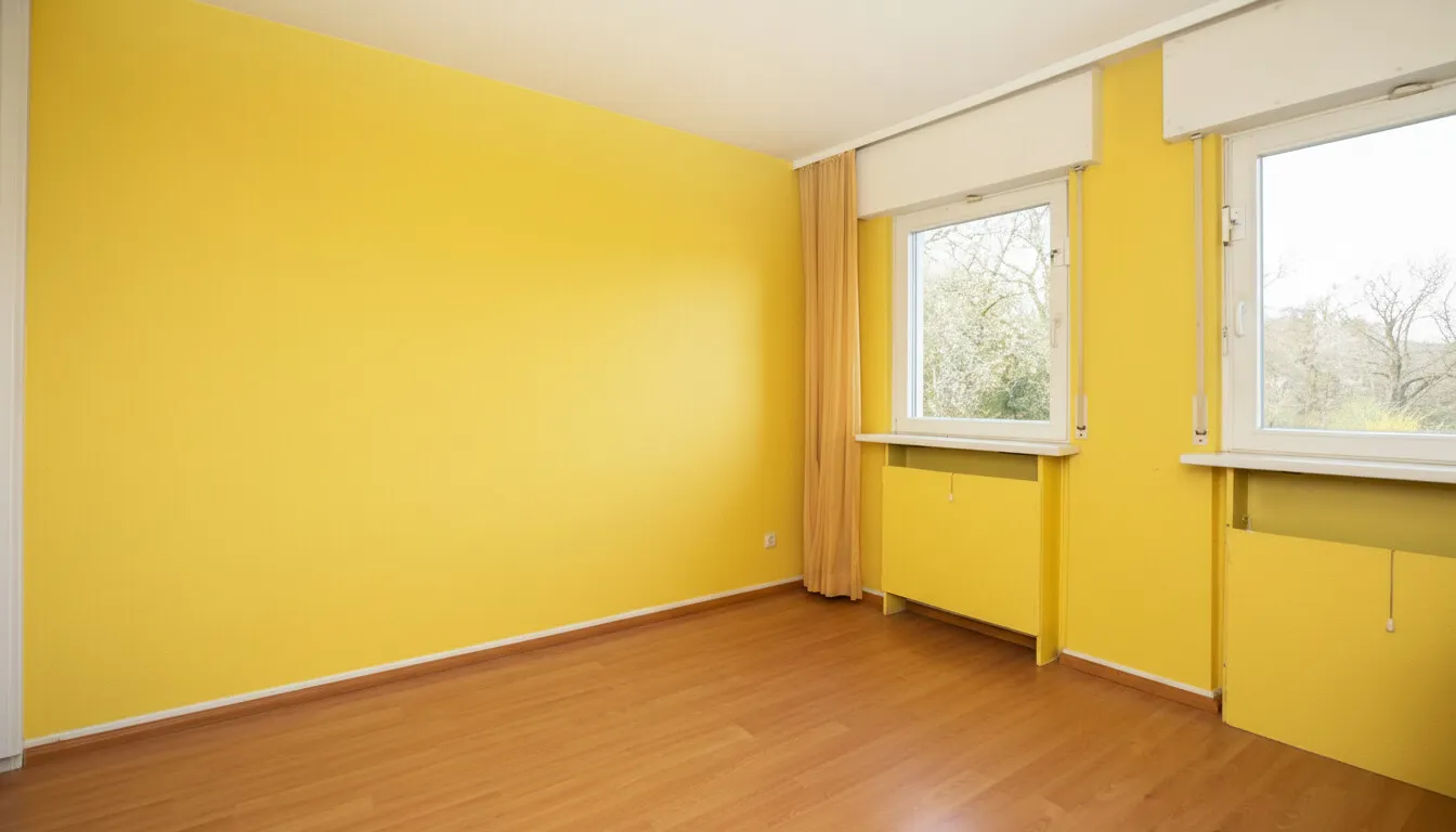 Schlafzimmer leer