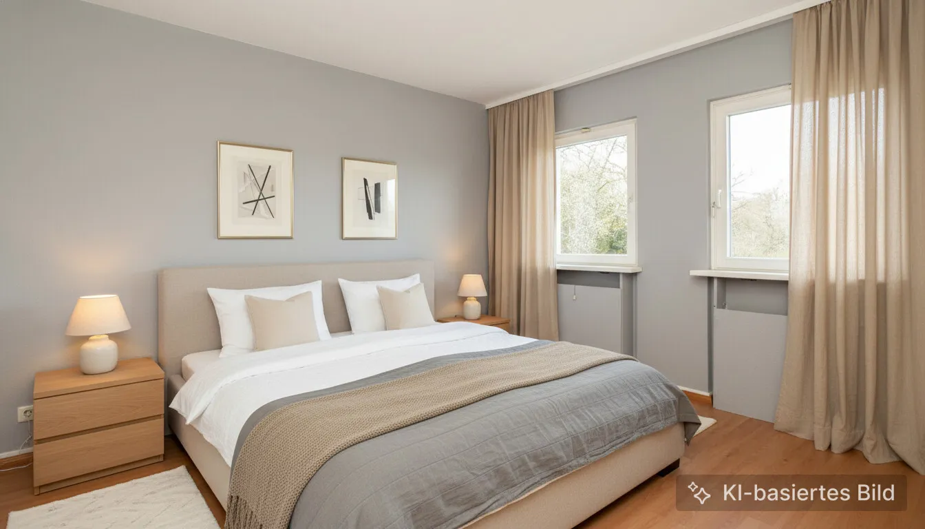 Schlafzimmer visualisiert