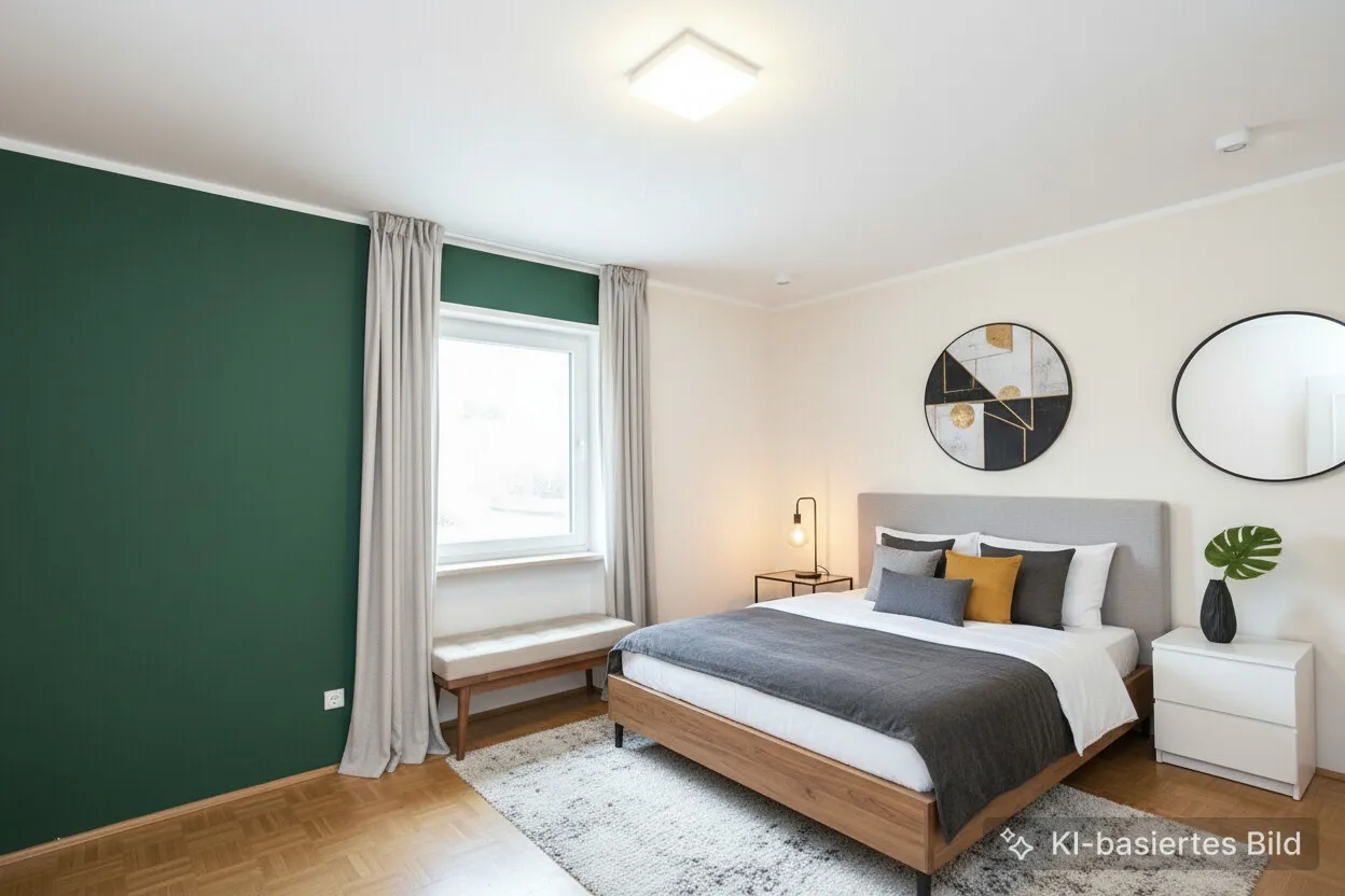 Schlafzimmer visualisiert