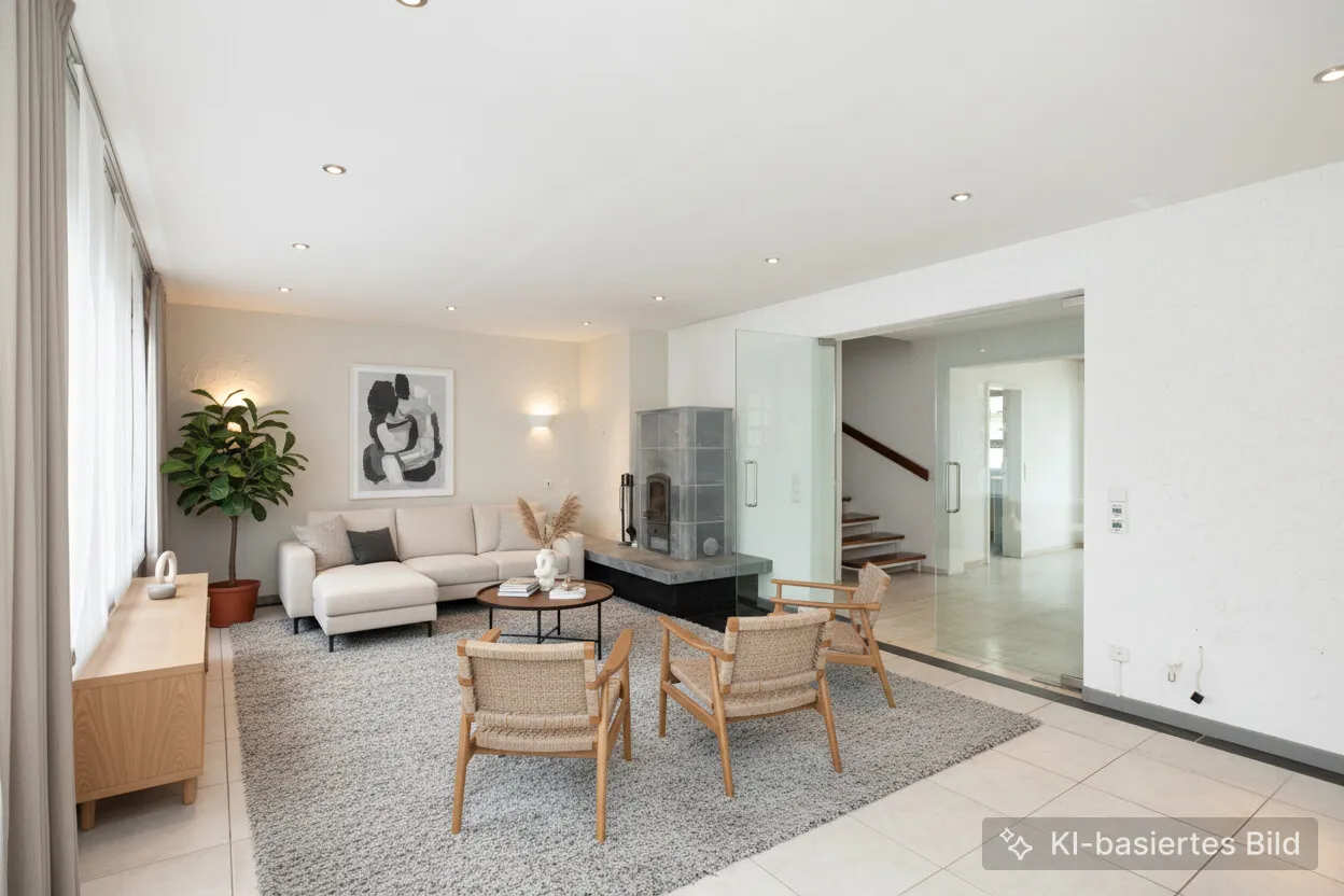 Wohnzimmer visualisiert