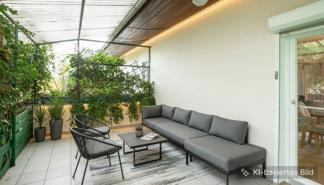 Terrasse visualisiert