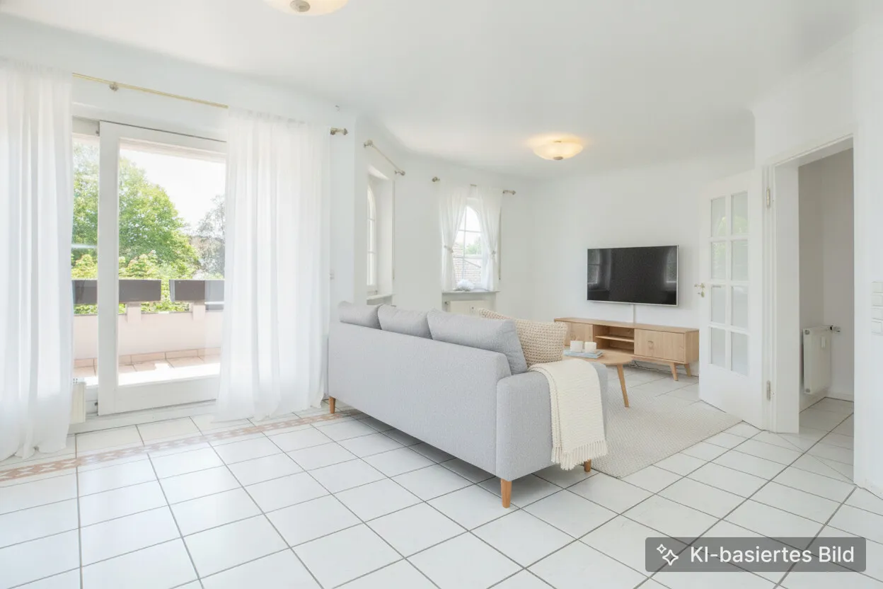 Wohnbereich visualisiert