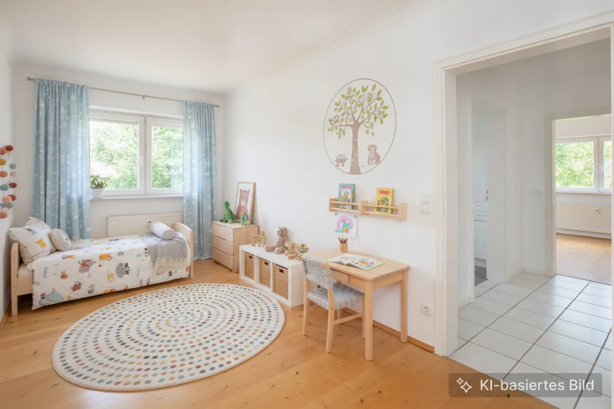 Kinderzimmer visualisiert
