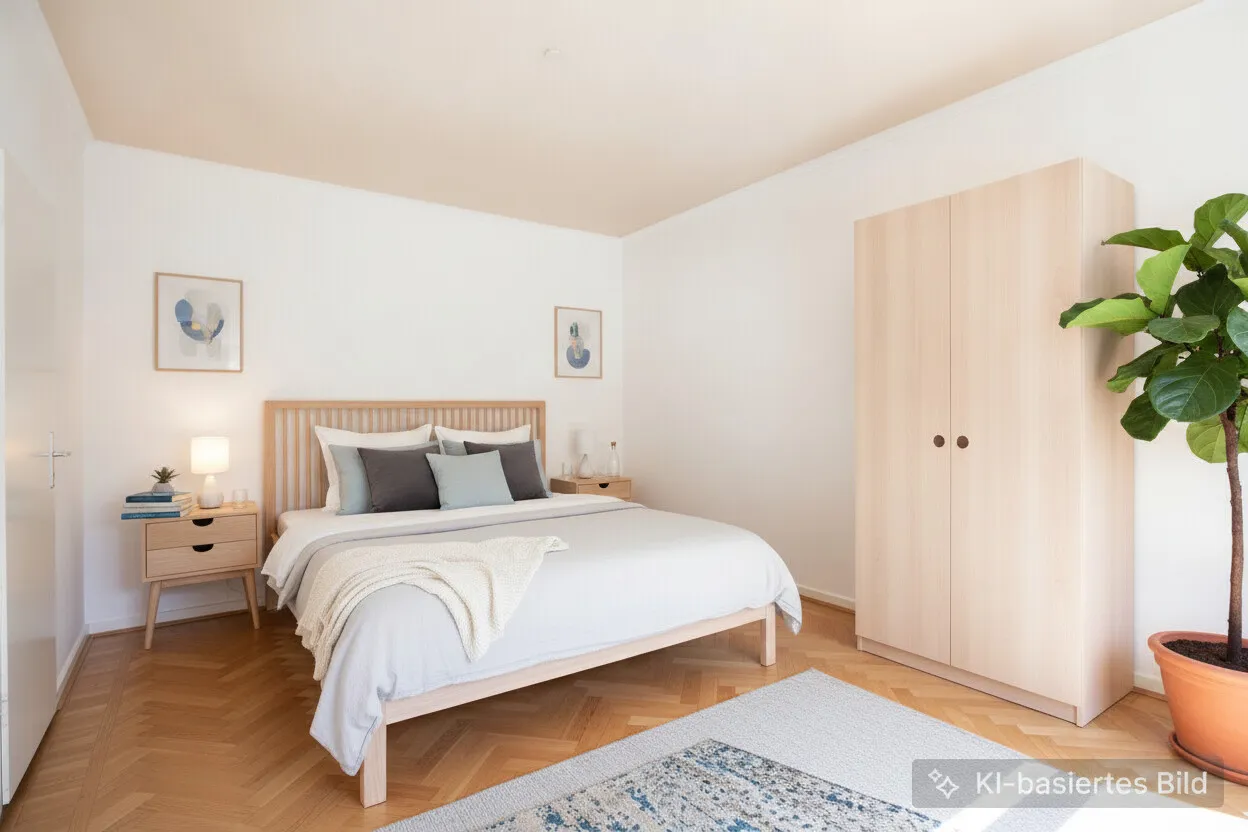 Schlafzimmer visualisiert