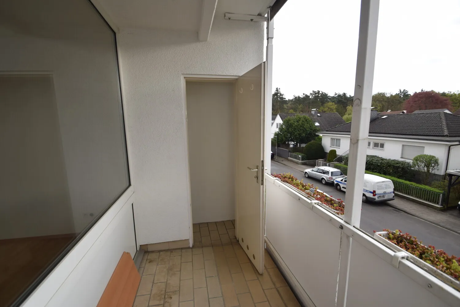 Balkon mit Abstellraum