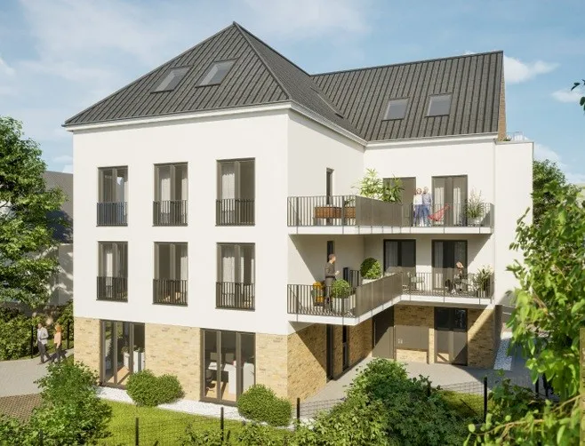 Moderne 3-Zimmer-Neubauwohnung mit Balkon, Aufzug und Stellplatz – Erstbezug - Foto 3