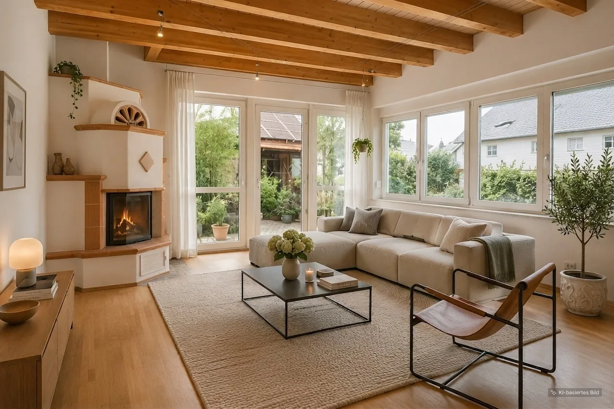 Wohnzimmer visualisiert