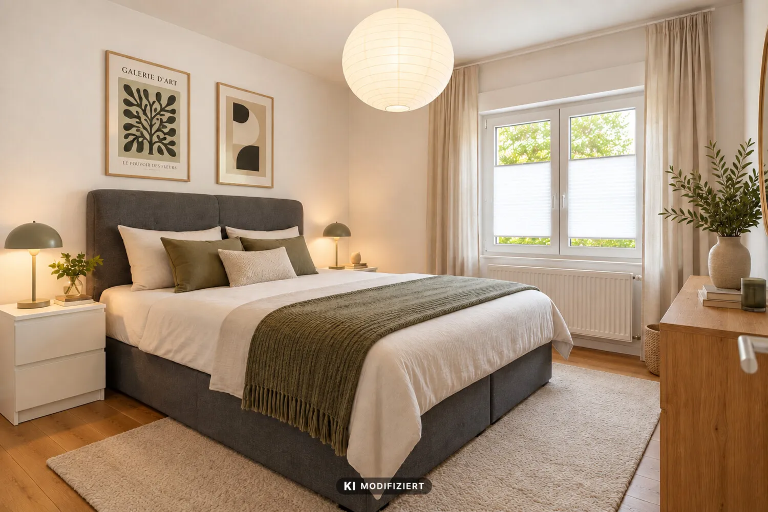Schlafzimmer - visualisiert