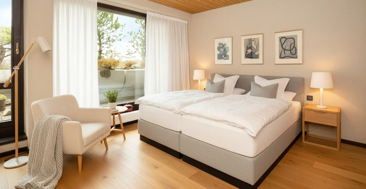 Schlafzimmer visualisiert