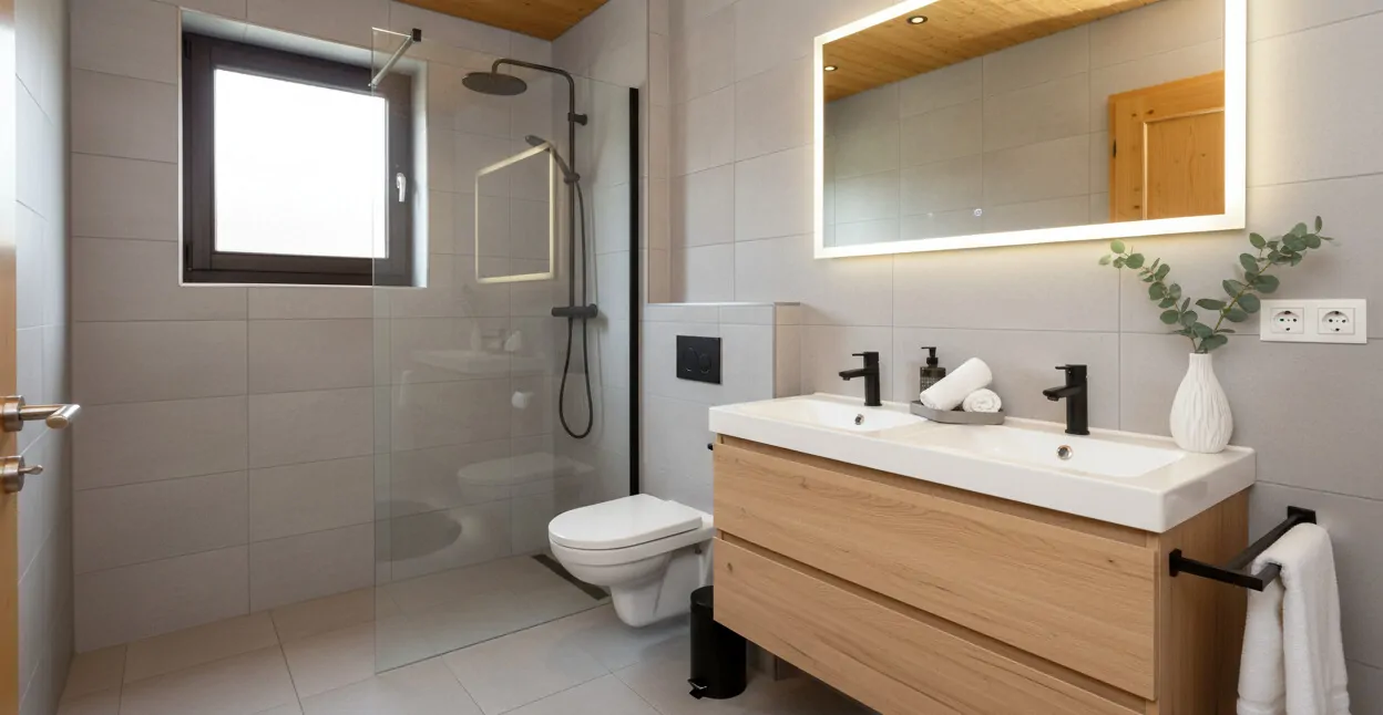 Badezimmer visualisiert