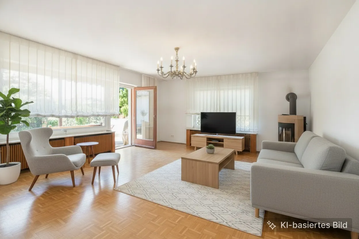 Wohnzimmer visualisiert