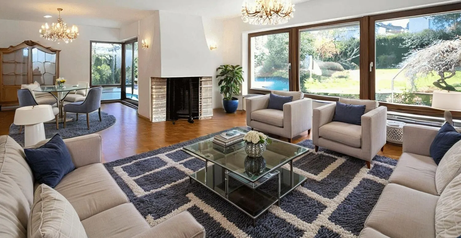 Wohnbereich -Visualisiert