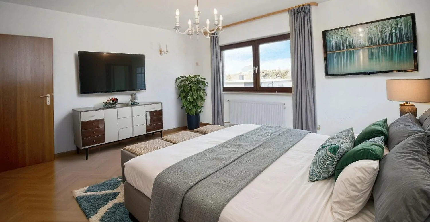 Schlafzimmer -Visualisiert